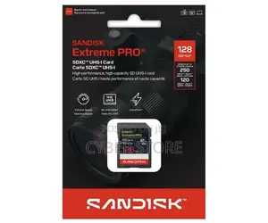 SanDisk Extreme PRO 128GB SDXC UHS-I Memory Cards