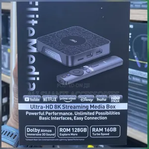 JBQ Ultra HD 8k Streaming Media TV Box
