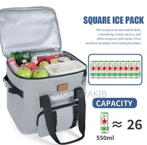Rectangular Thermal Insulated Cooler Bag / Food Carrier