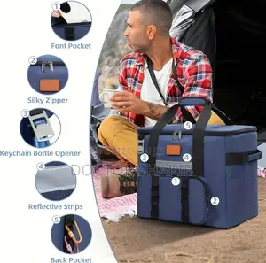 Rectangular Thermal Insulated Cooler Bag / Food Carrier