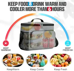 10L Insulated Lunch Bag for Men Wome