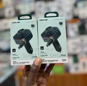 Green Lion GFM-2 Car FM Transmitter Featuring Bluetooth 5.4, a 45W PD