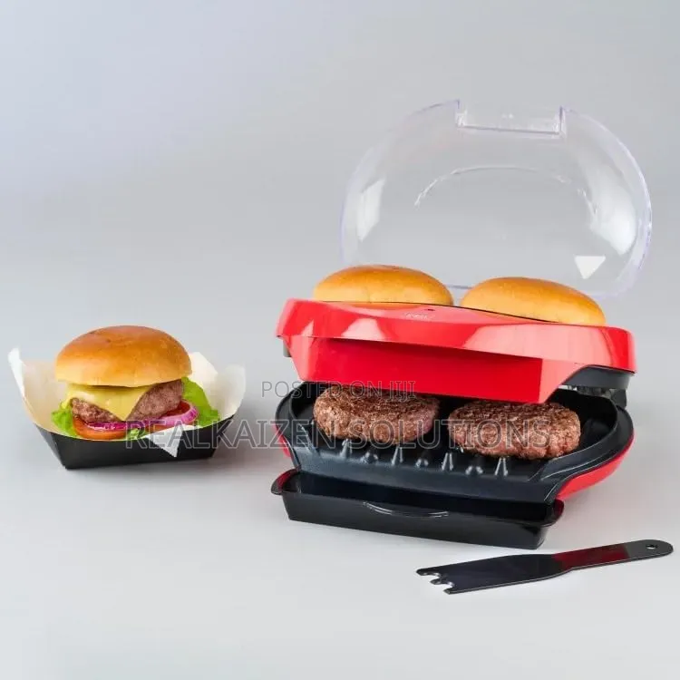 UK HEAT & EAT Automatic Temperature Non-Stick Griddle  2 Burger Maker