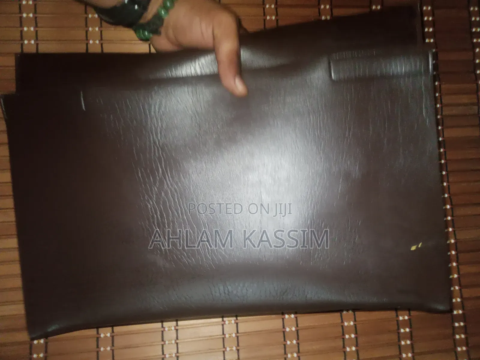 Leather Laptop Body Protection Hand Bag