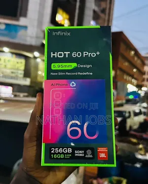 New Infinix Hot 60 Pro+ 256 GB Black