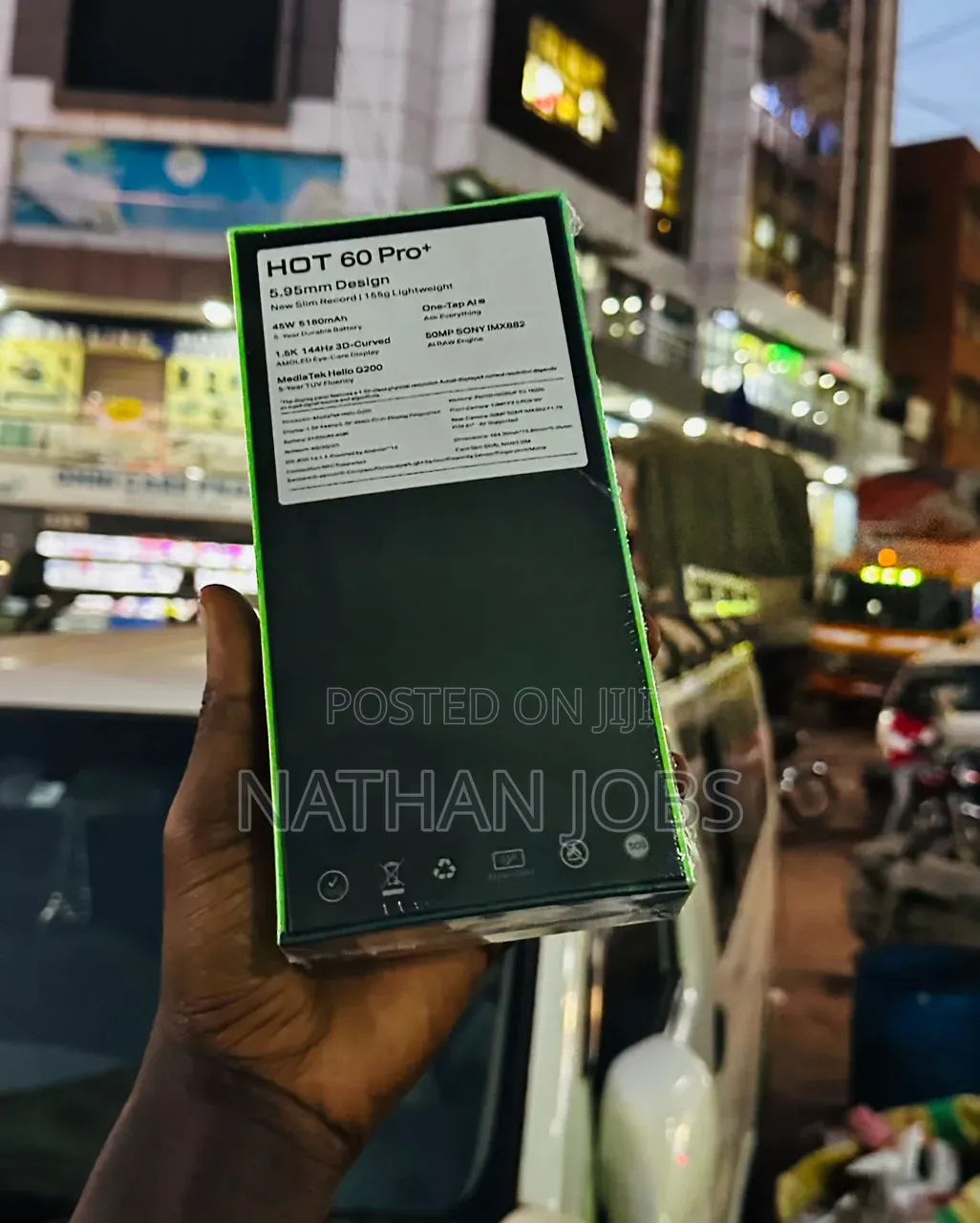 New Infinix Hot 60 Pro+ 256 GB Black