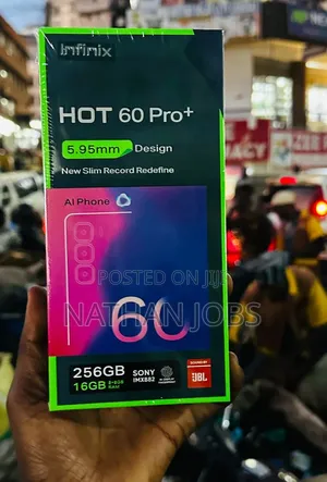 New Infinix Hot 60 Pro+ 256 GB Black