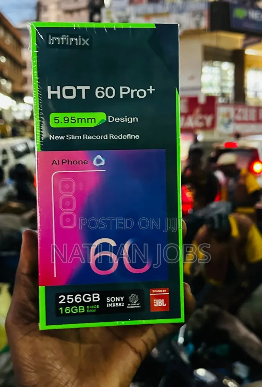 New Infinix Hot 60 Pro+ 256 GB Black