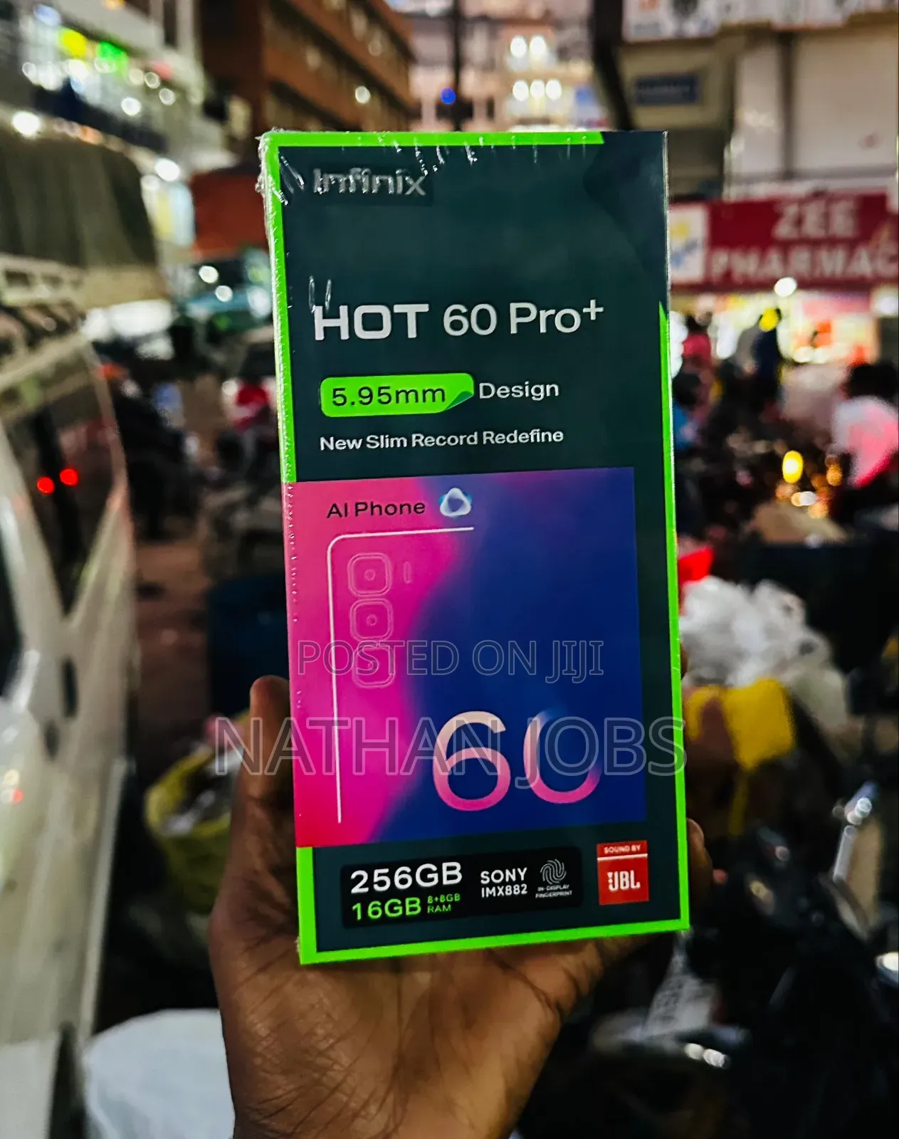 New Infinix Hot 60 Pro+ 256 GB Silver