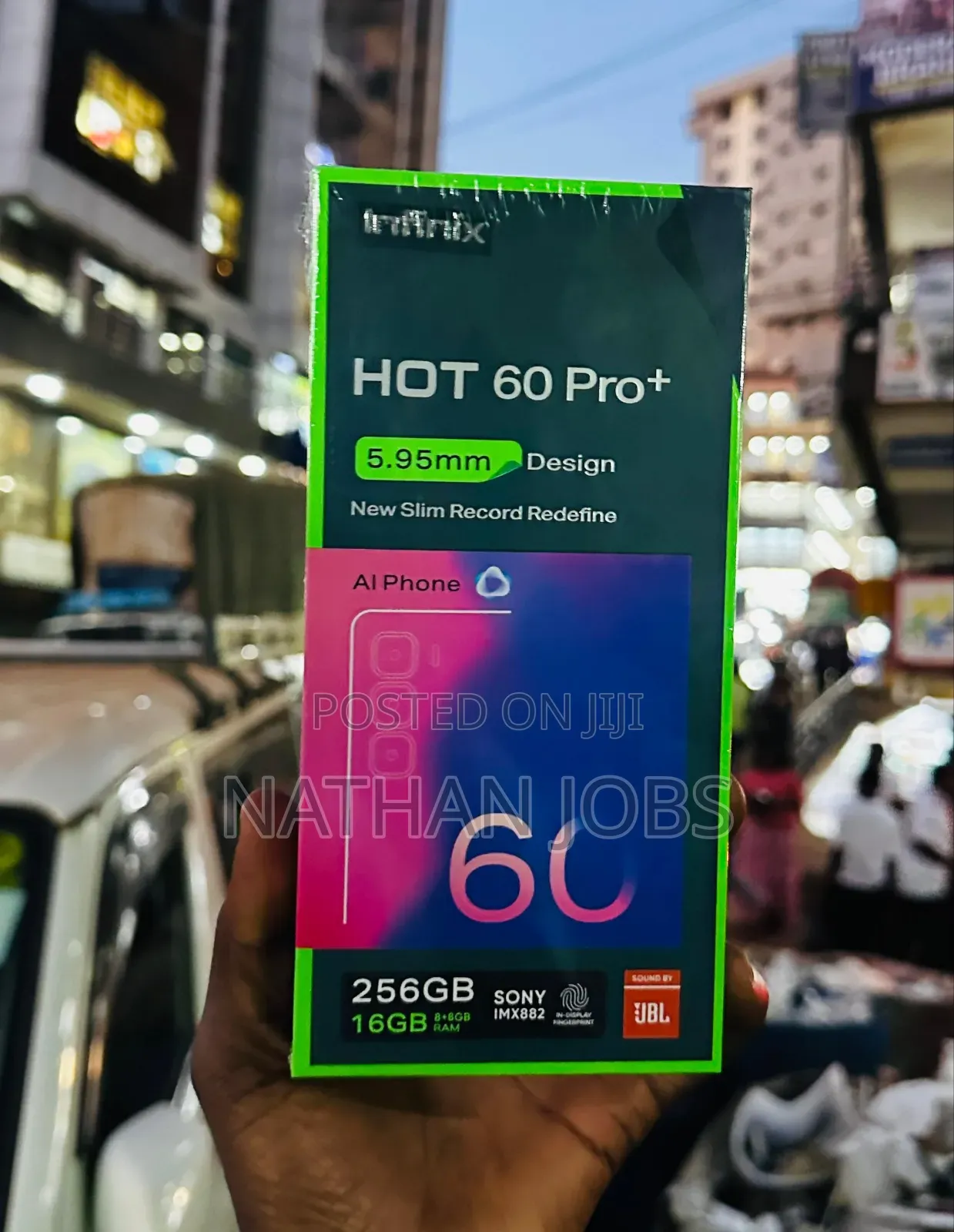 New Infinix Hot 60 Pro+ 256 GB Silver