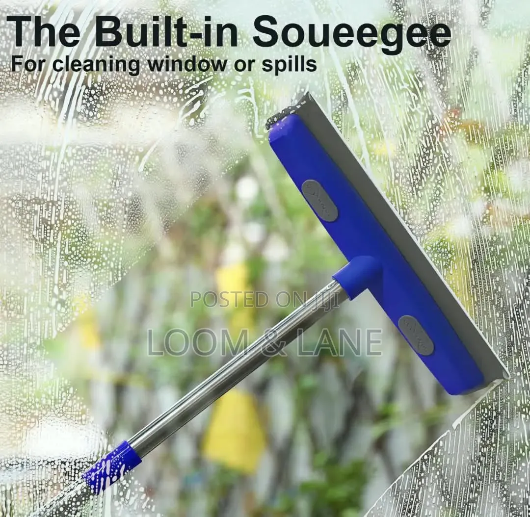 Kleaner Rubber Sweeping Brush With Squeegee - Ideal for Pet Hair