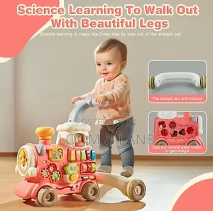 5in 1 Sit-to-Stand Baby Walker