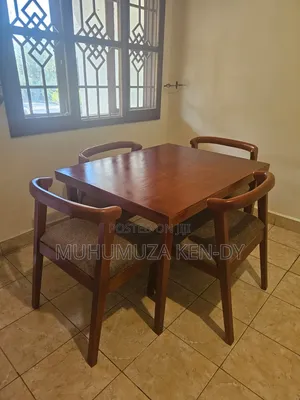 4 Seater Dining Set, Wooden