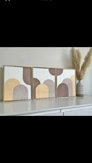 3 Piece Elegant Wall Art and Decorative Panels.