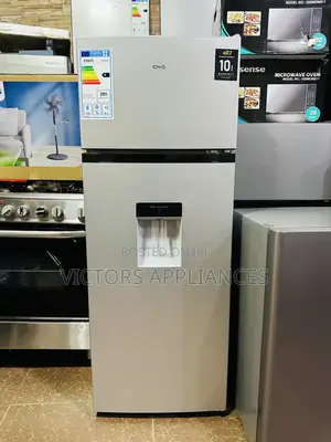 CHiQ 270L Double Door Refrigerator With Water Dispenser