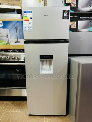 CHiQ 270L Double Door Refrigerator With a Water Dispenser