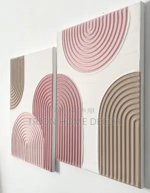 2 Piece Elegant Wall Art and Decorative Panels.