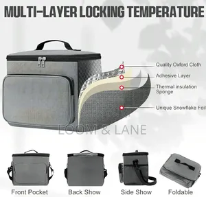 10L Insulated Lunch Bag for Men Women