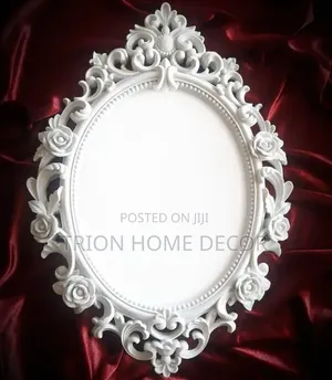 Elegant Handcrafted Gypsum Photo Frame for Memories.