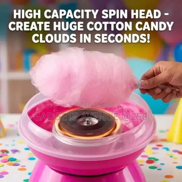 Cotton Candy Maker Designed for Home Use.