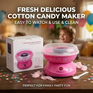 Cotton Candy Maker Designed for Home Use.