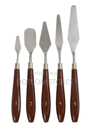 5-Piece Stainless Steel Palette Knife Set