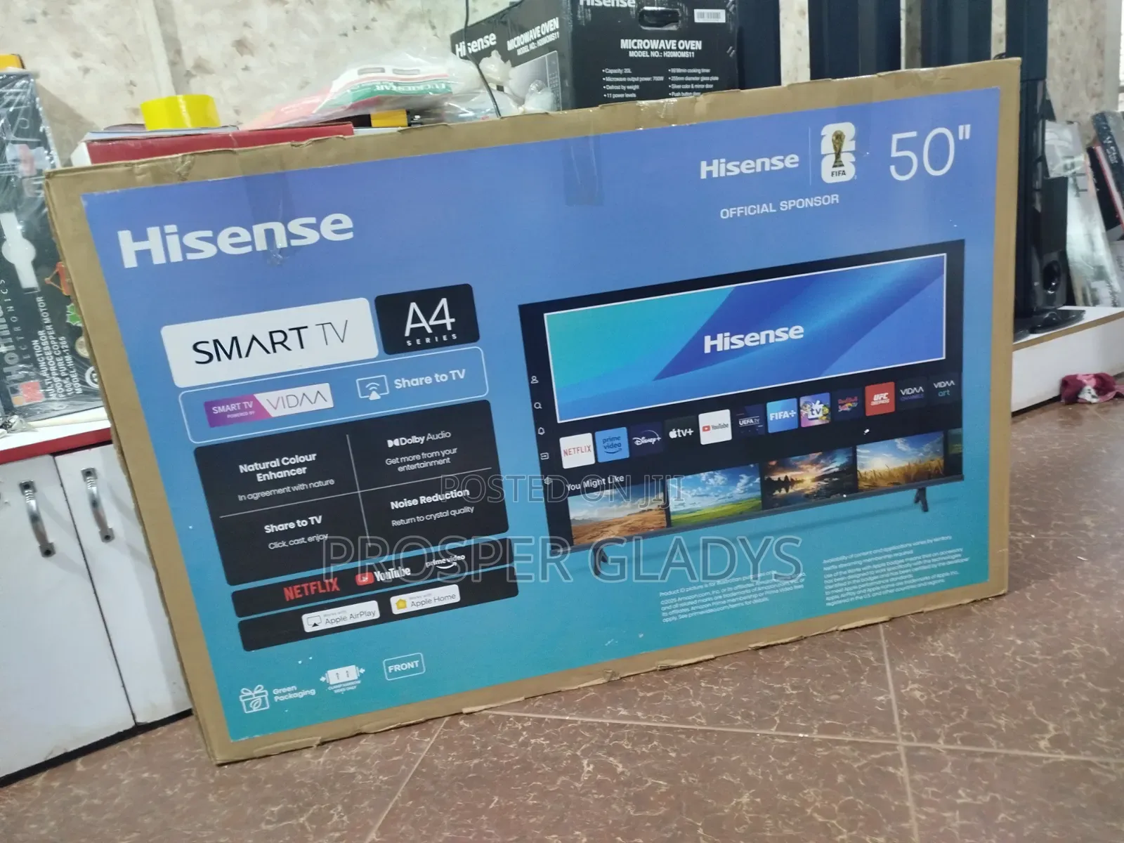Hisense 55 Smart Qled Digital Flat Screen Flameless.