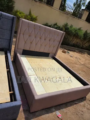 Bed 5x6  Morden Velvet Bed