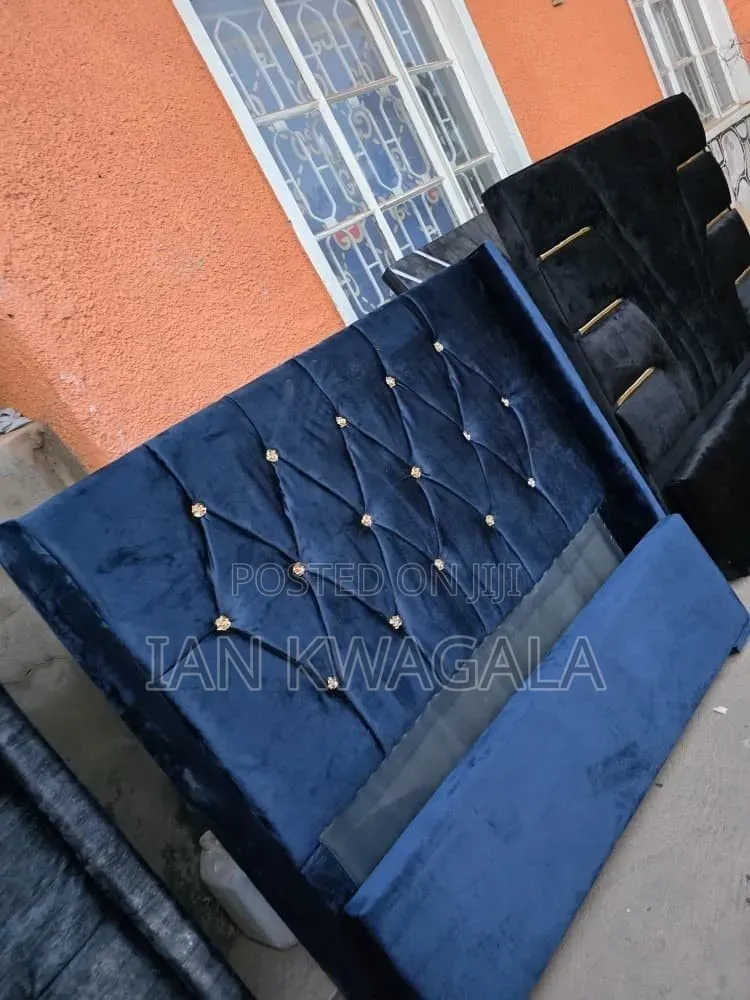 Bed 5x6  Morden Velvet Bed