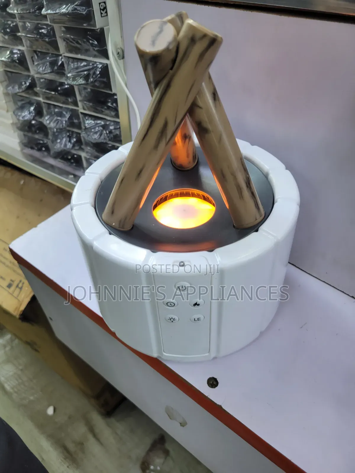 Electric Flame Effect Aromatherapy Diffuser With Remote Control