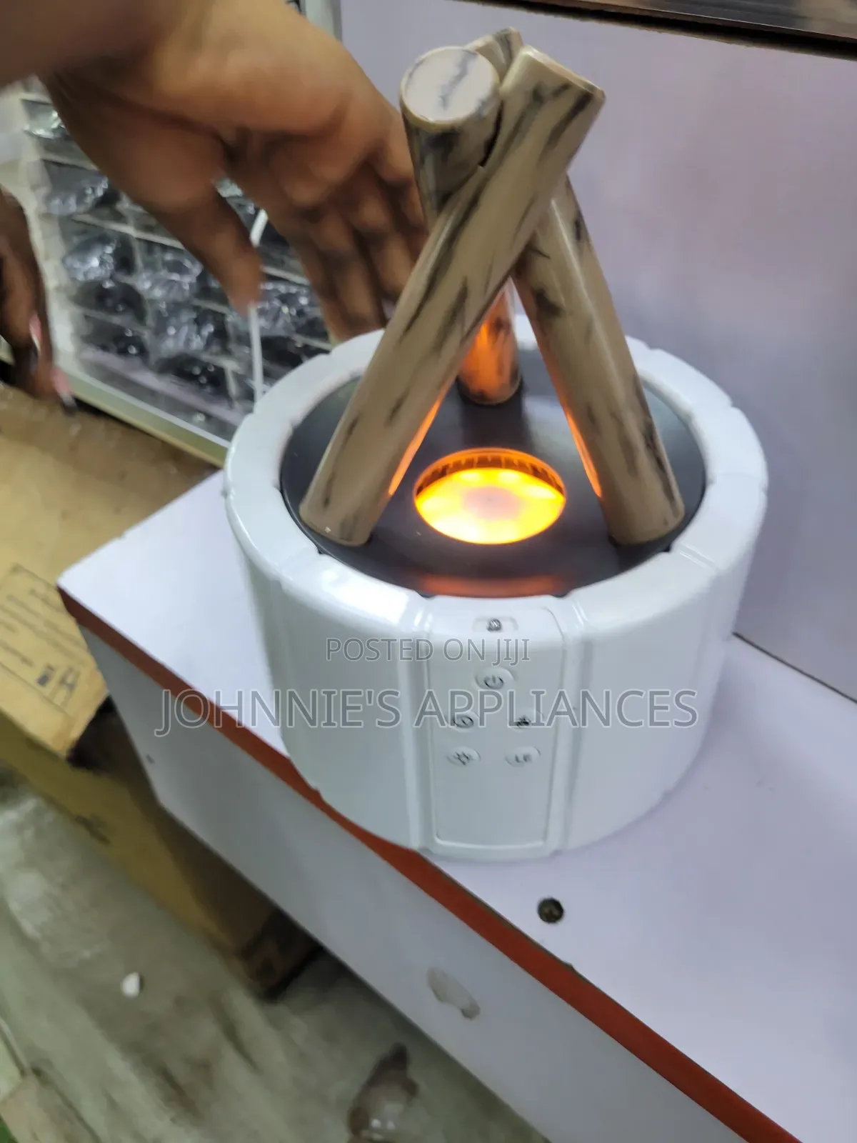 Electric Flame Effect Aromatherapy Diffuser With Remote Control