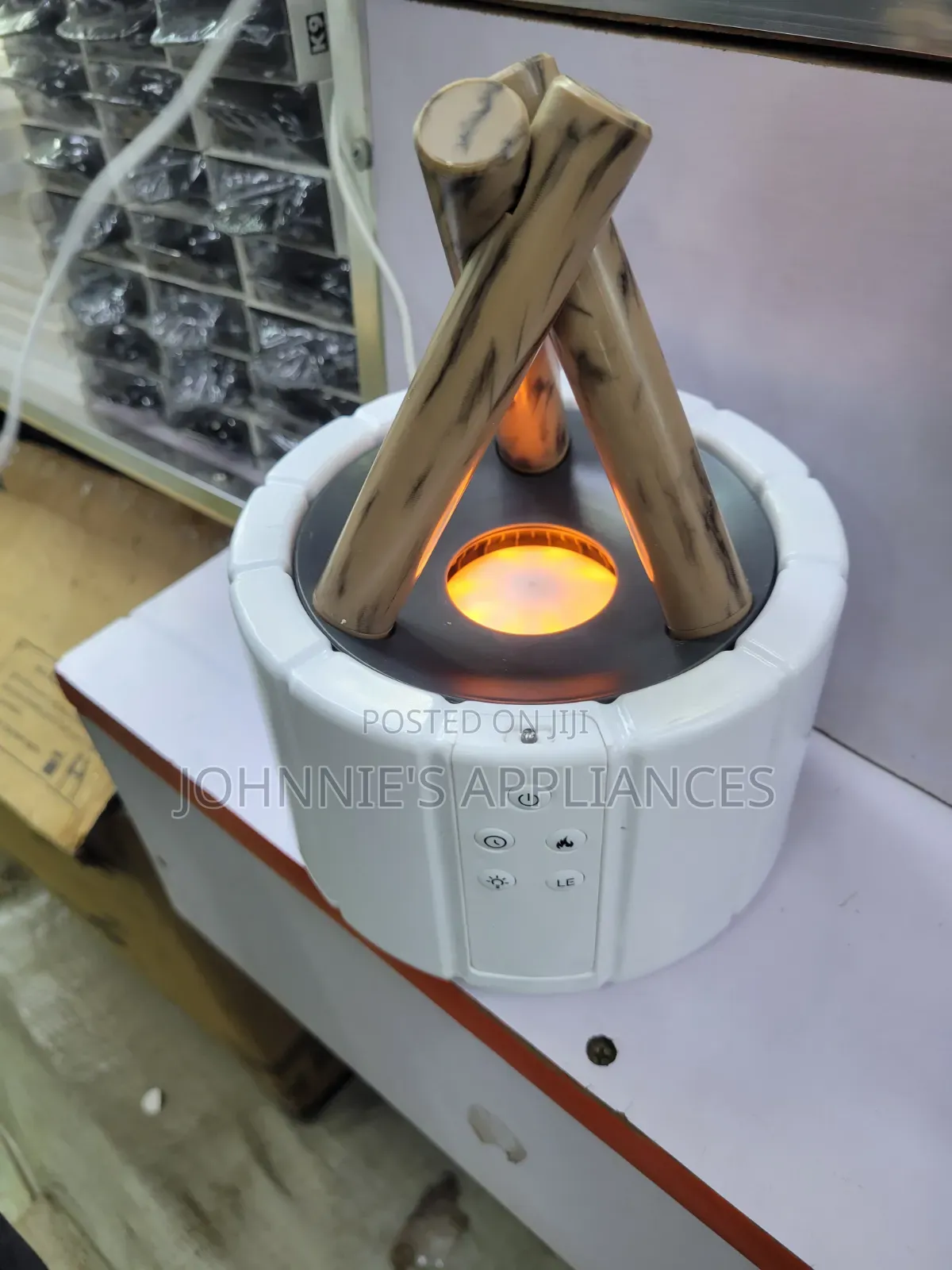 Electric Flame Effect Aromatherapy Diffuser With Remote Control