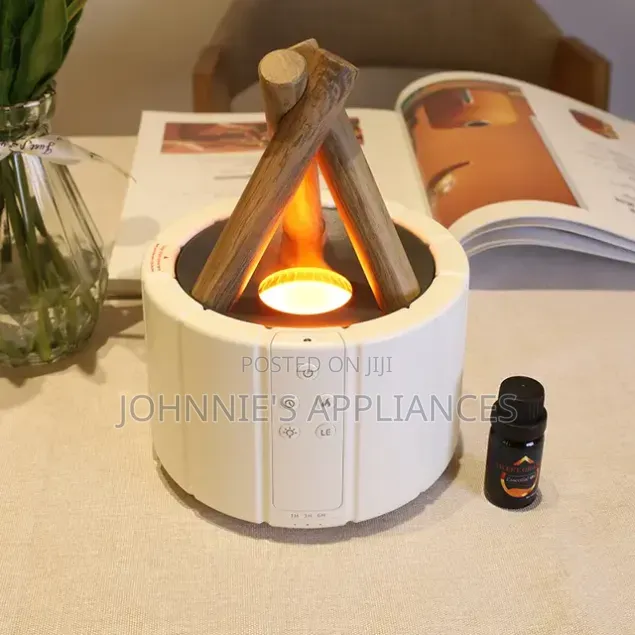 Electric Flame Effect Aromatherapy Diffuser With Remote Control