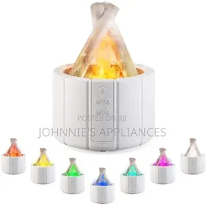 Electric Flame Effect Aromatherapy Diffuser With Remote Control