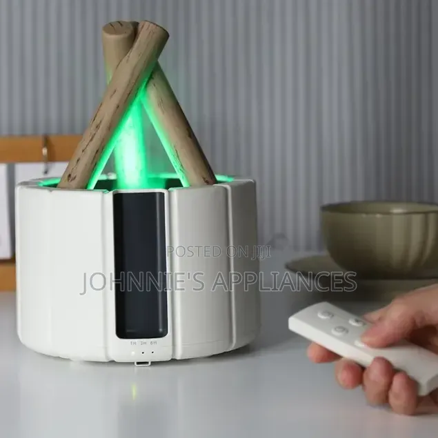 Electric Flame Effect Aromatherapy Diffuser With Remote Control