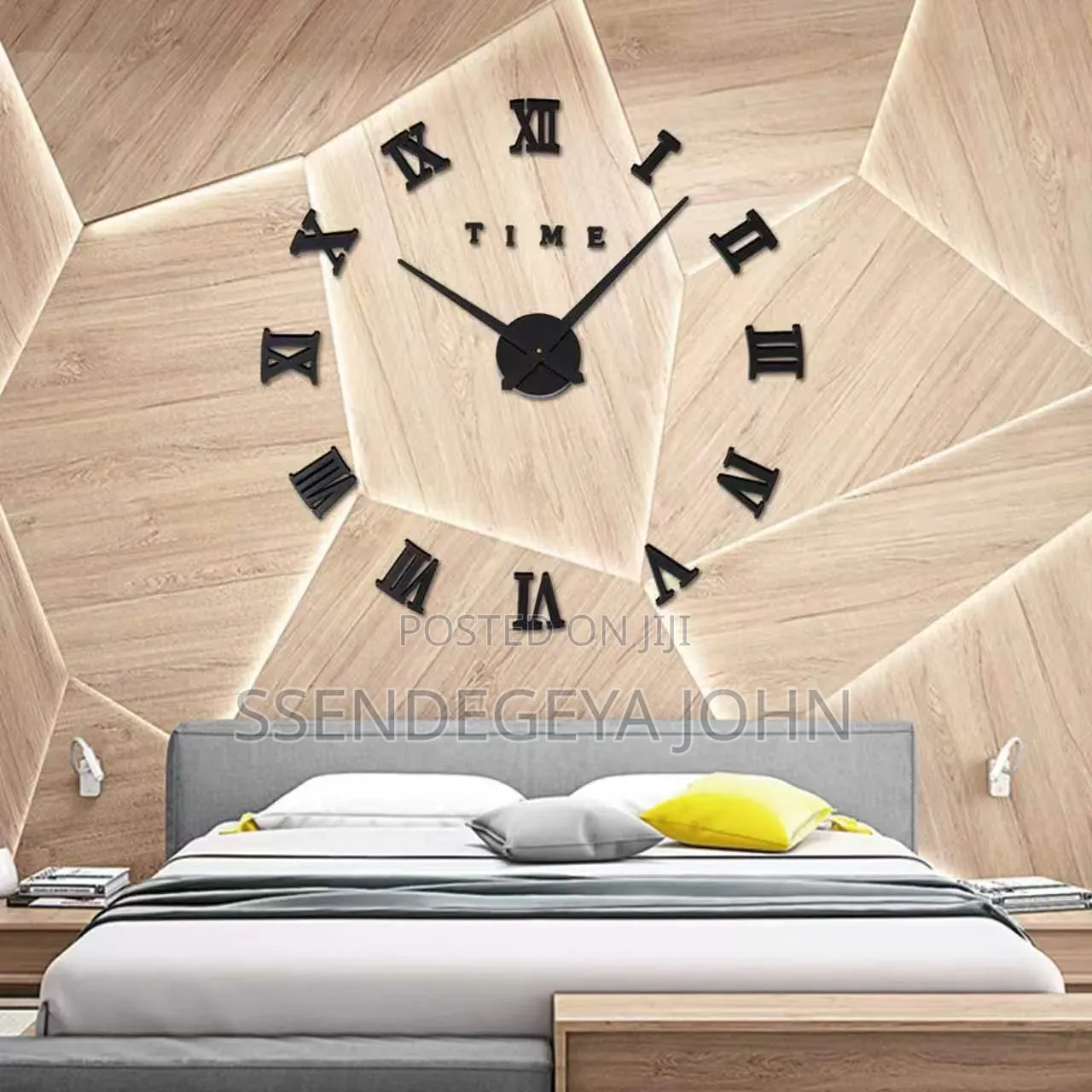 Modern DIY Frameless 3D Acrylic Wall Clock