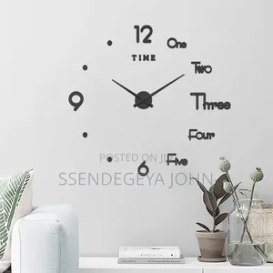 Modern DIY Frameless 3D Acrylic Wall Clock