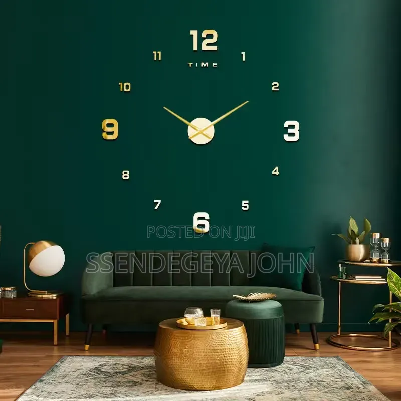 Modern DIY Frameless 3D Acrylic Wall Clock