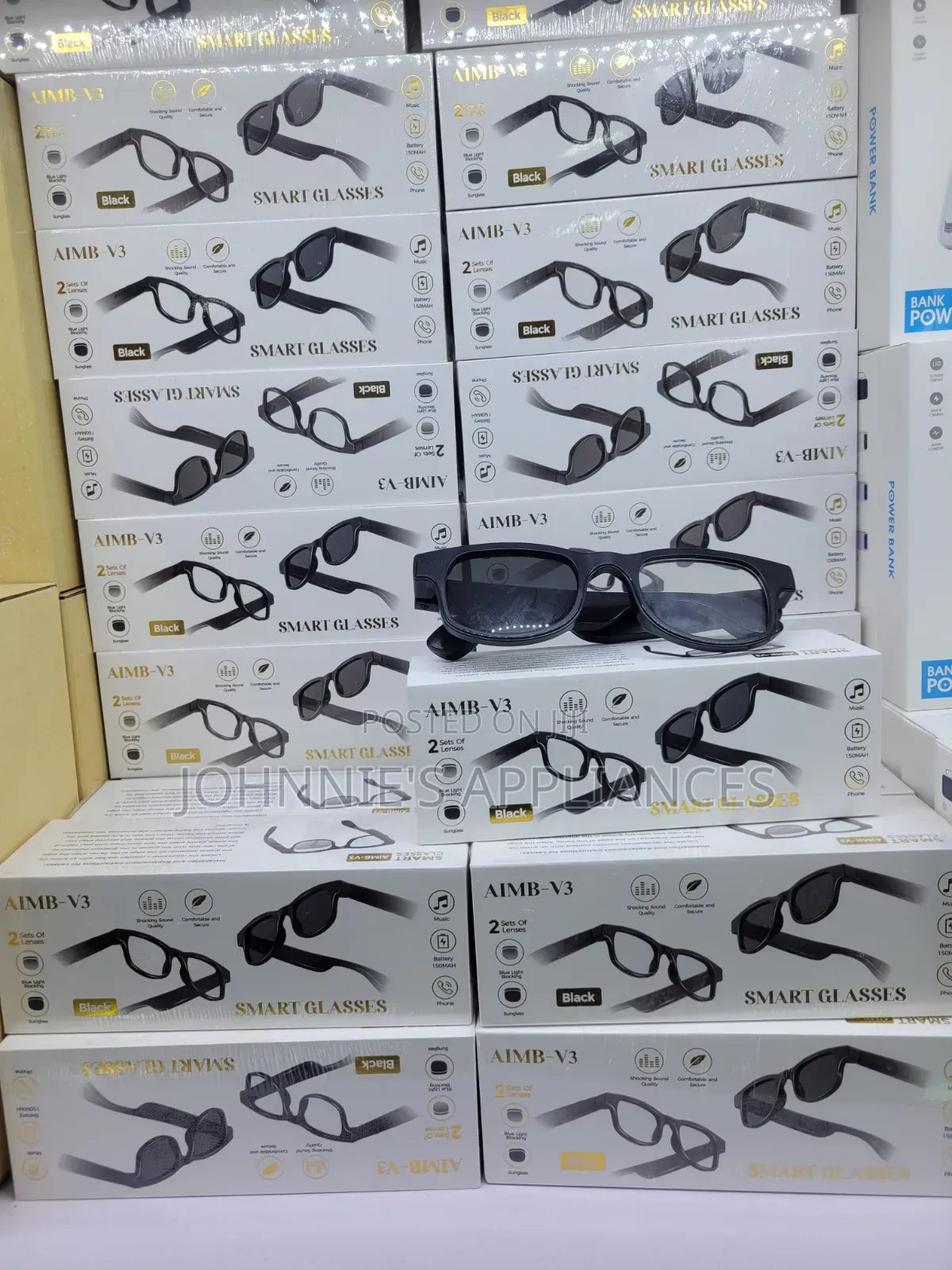 AIMB-V3 Smart Bluetooth Glasses – Wireless Audio Sunglasses Connection