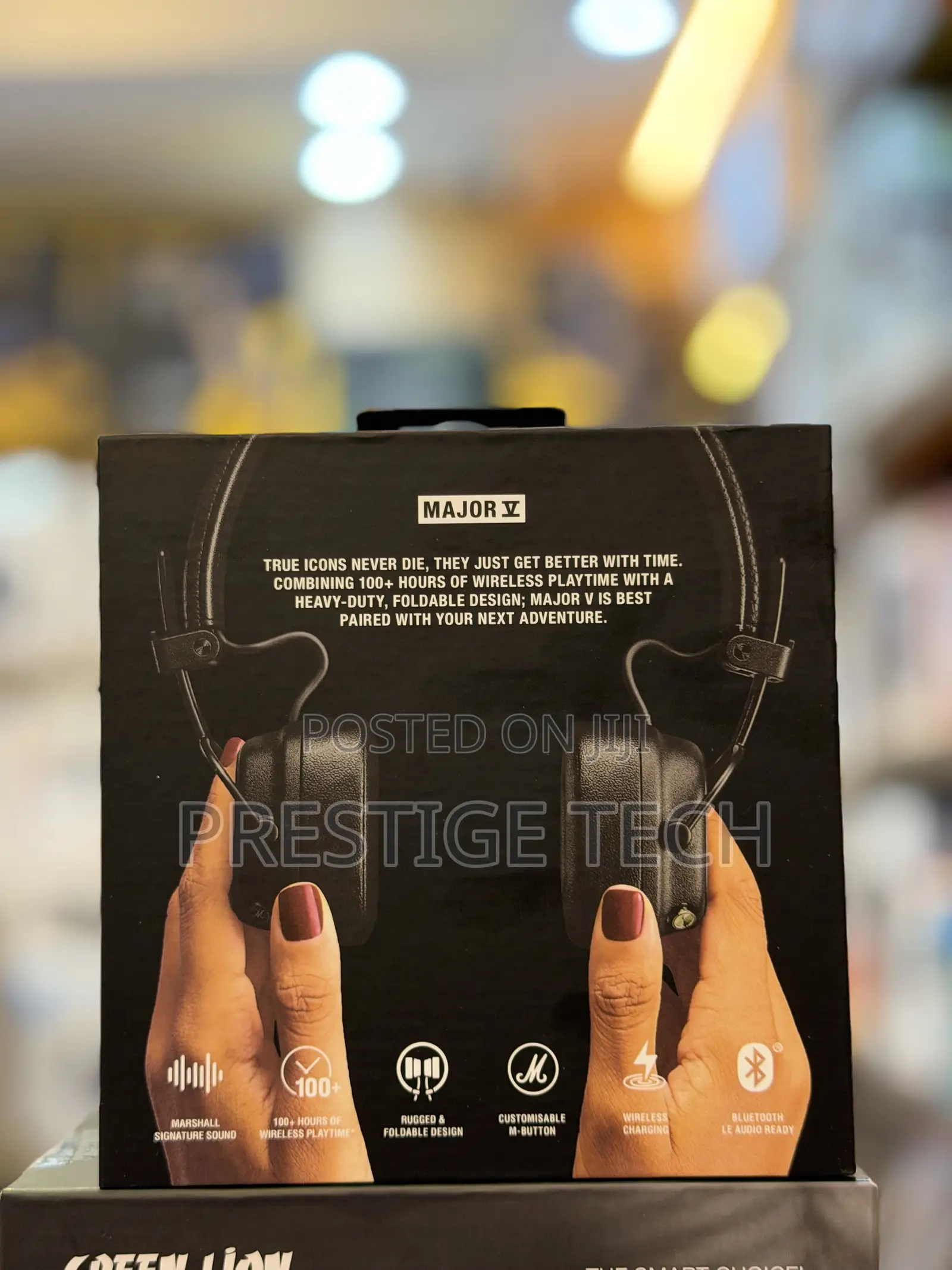 Marshall Major v (5) on-Ear Wireless Bluetooth Headphones 100 Hours
