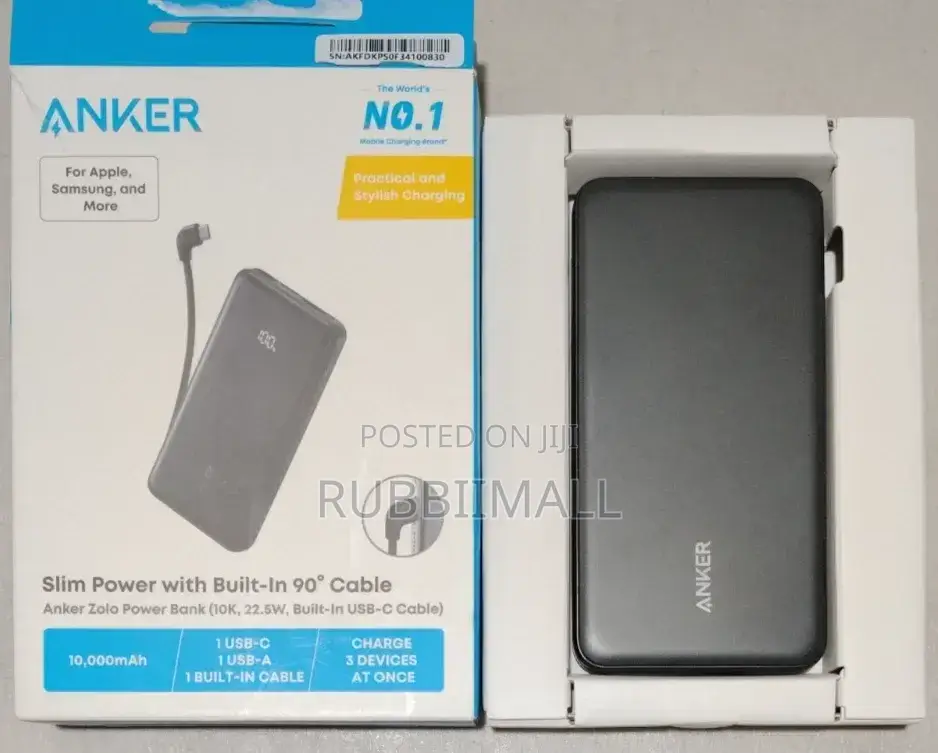 Anker Powerbank 10,000mph / 22.5w