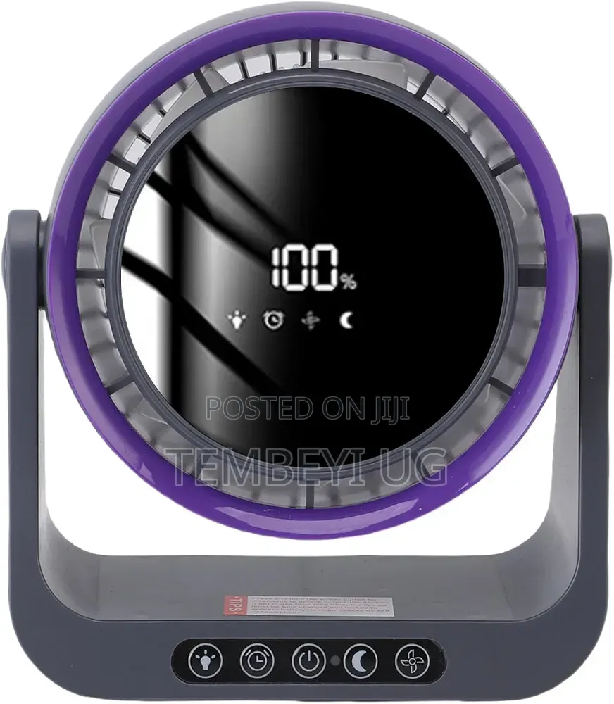 Air Circulator Fan, USB Digital Display Desk Fan With Remote Control