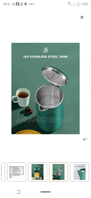 Brand New Electric Kettle 2L Fast Boil - Stainless Steel