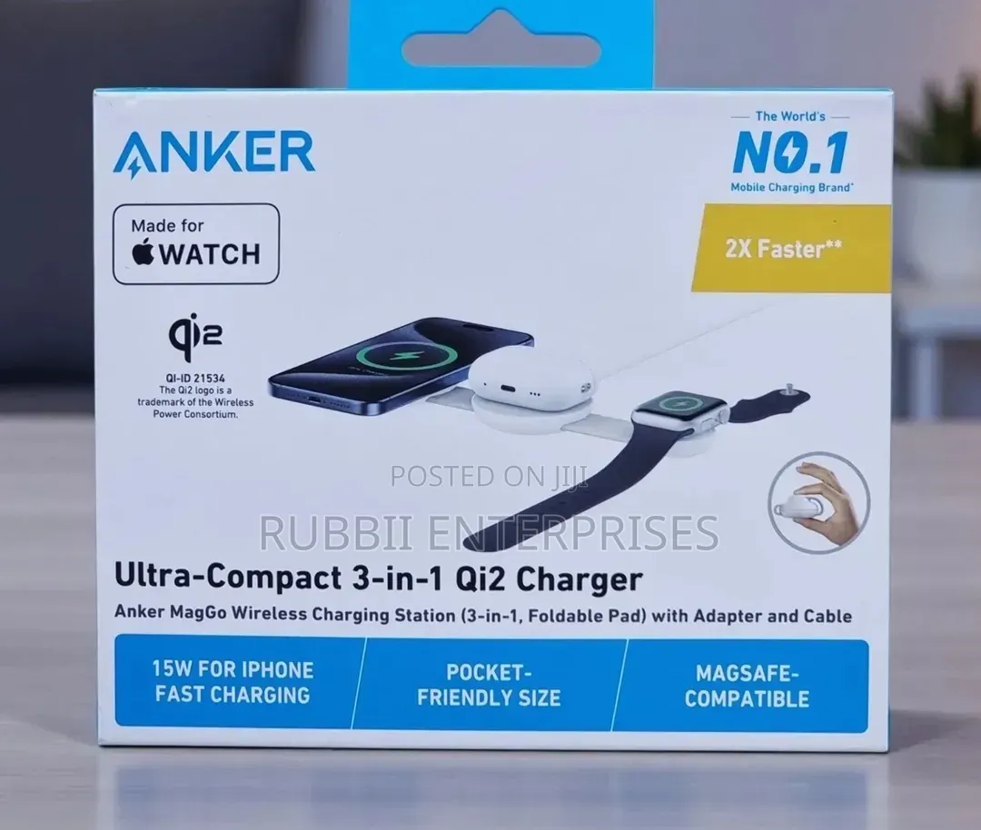 Anker Ultra - Compact 3 in 1 Qi12 Charger