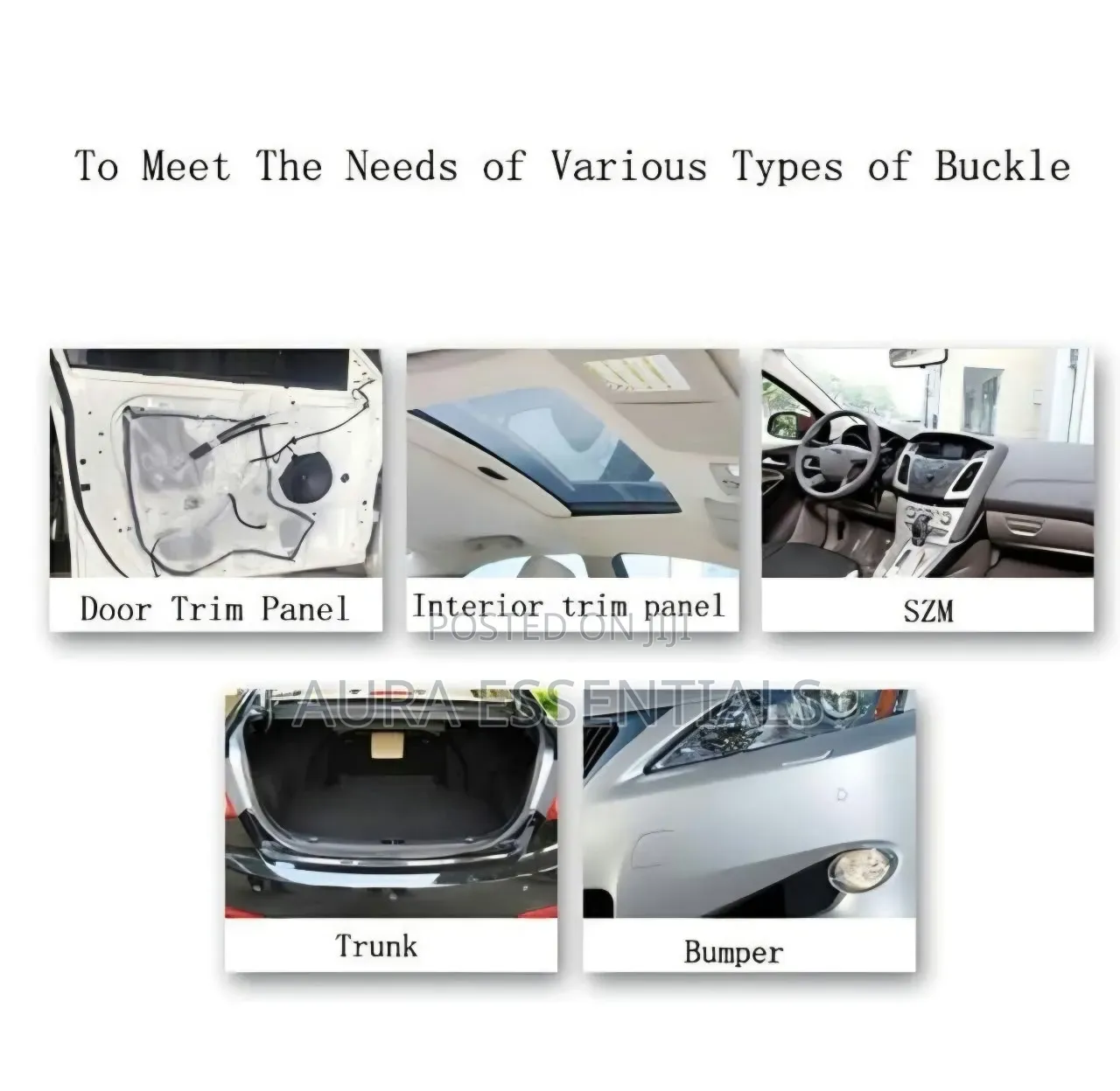 Random Mixed Universal Car Fender Plastic Clips