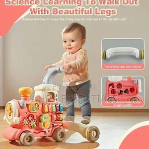 5in 1 Sit-to-Stand Baby Walker