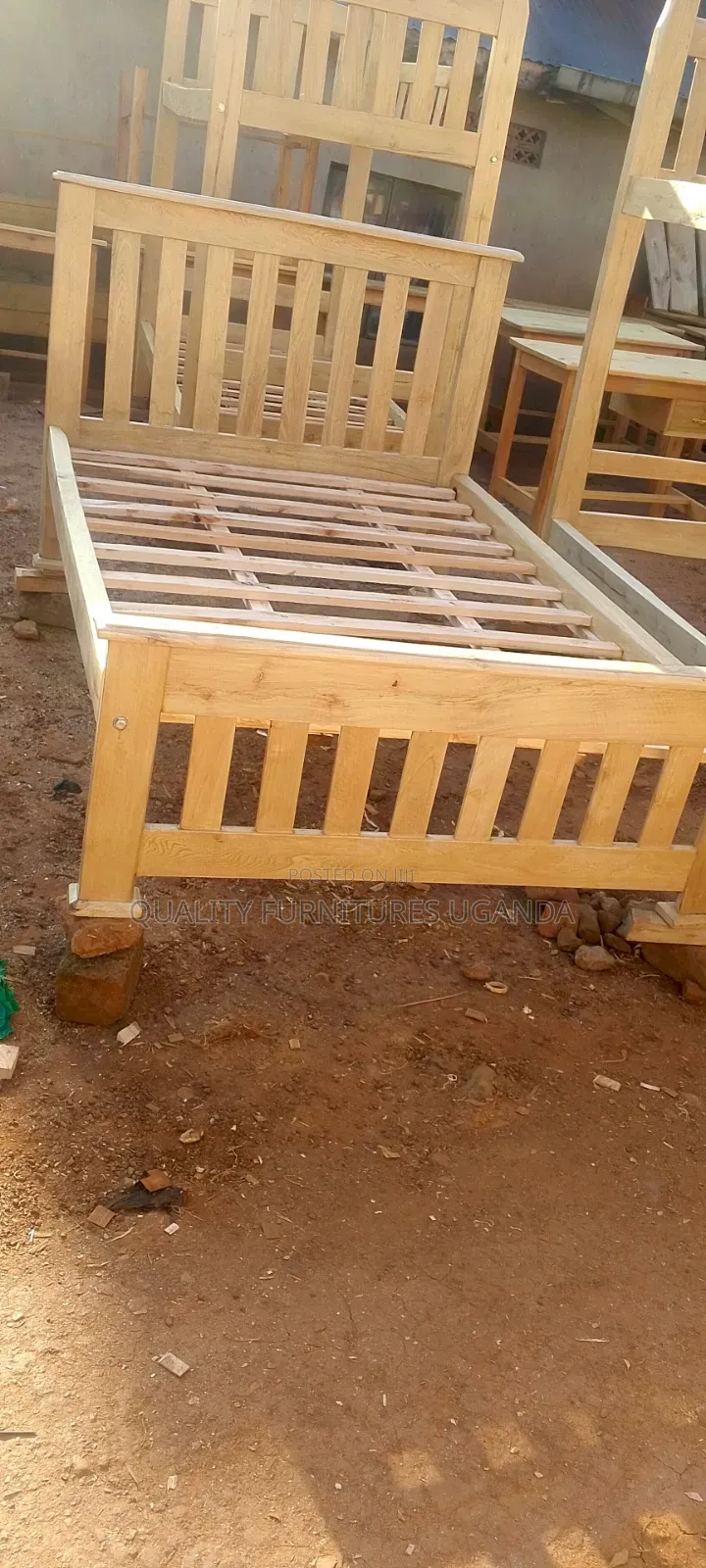 4 by 6 Top Notch Wooden Bed
