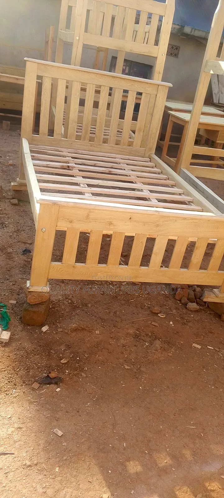 4 by 6 High Grade Wooden Bed
