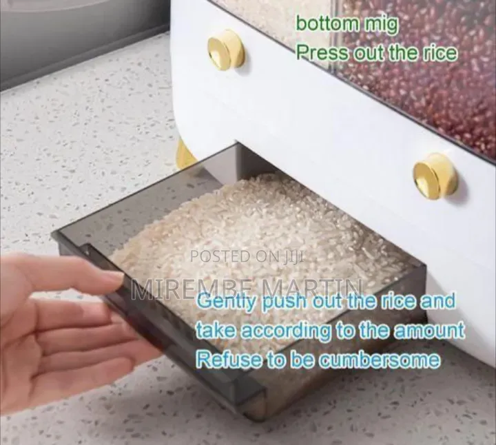 Multi-Grid Dry Food and Grain Dispenser