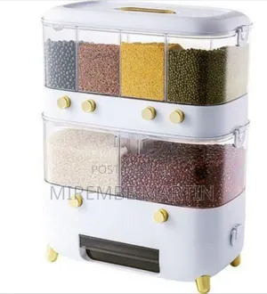 Multi-Grid Dry Food and Grain Dispenser